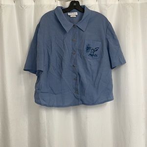 Floral, Collared Button Up Size: M